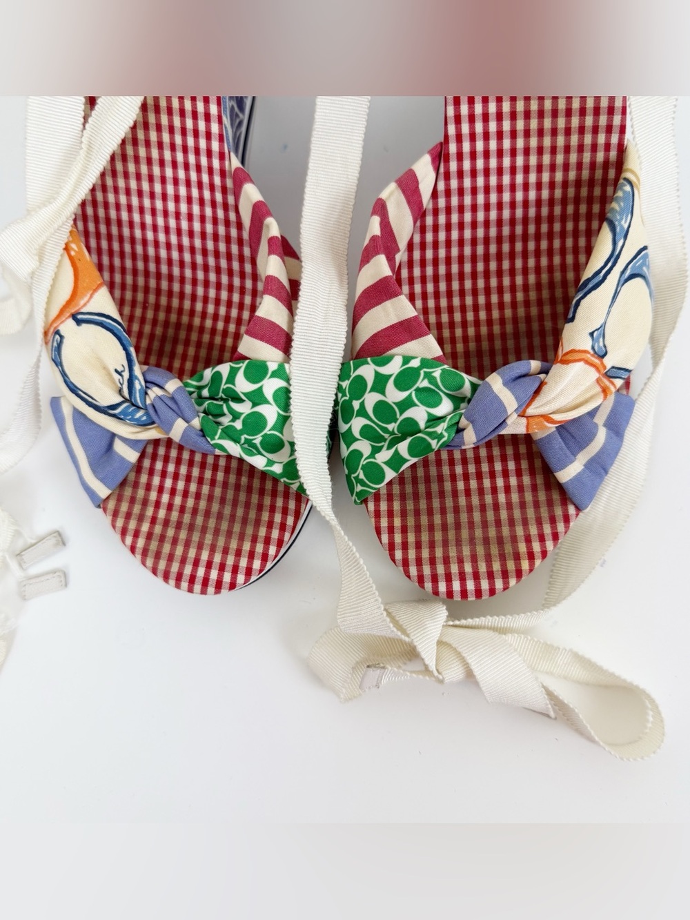 Coach Tammie Patchwork Wedges - Picture 3 of 12